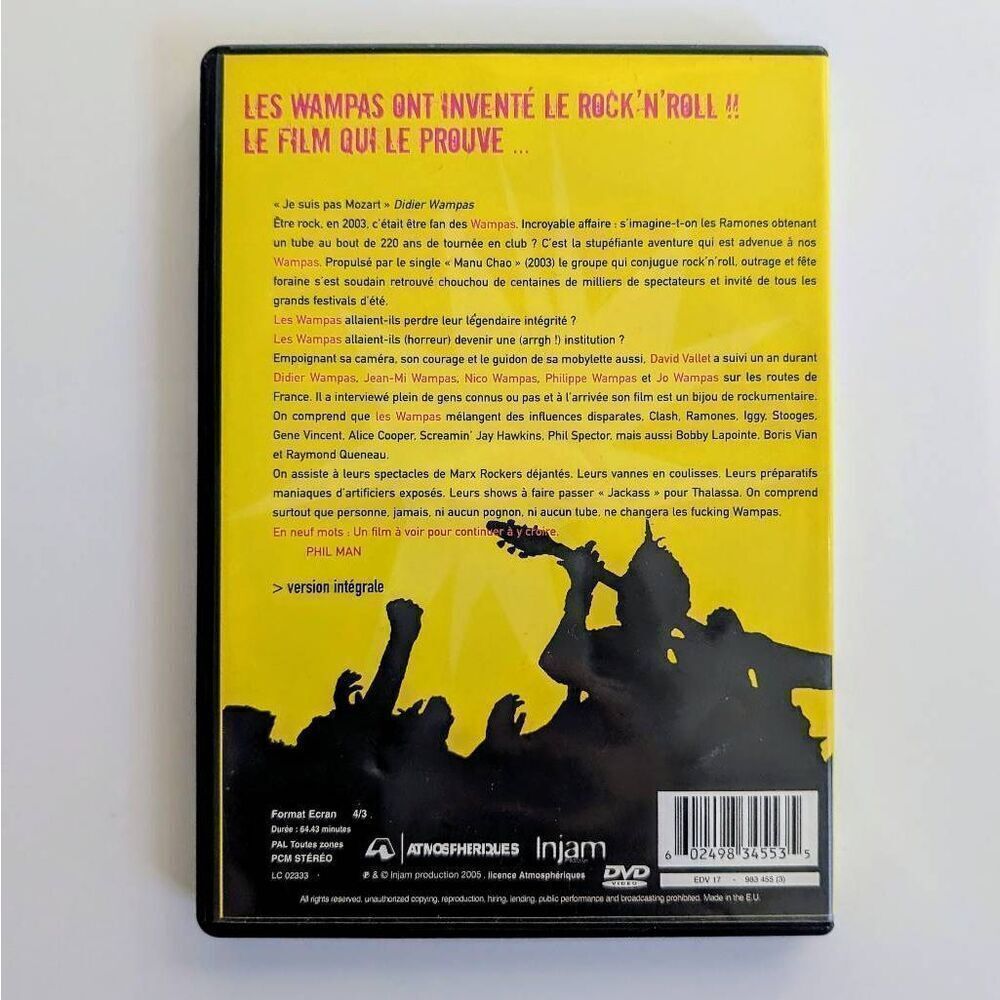 Les Wampas – For The Rock DVD - French Rock - Mint - Picture 2 of 4